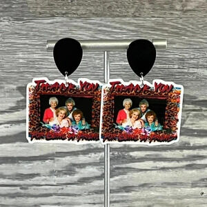 The Golden Girls Earrings Golden Girls Jewelry